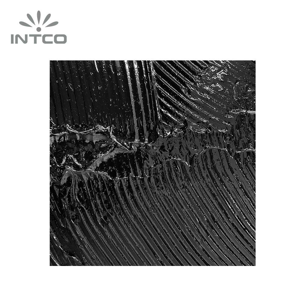 the black color details of Intco abstract wall art